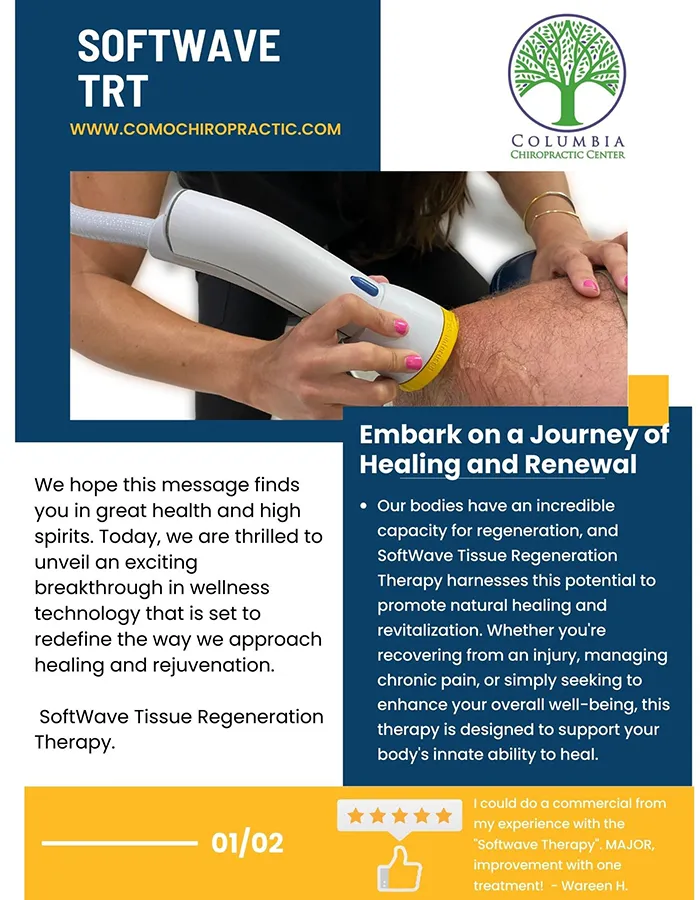 Chiropractic Columbia MO January SoftWave Newsletter