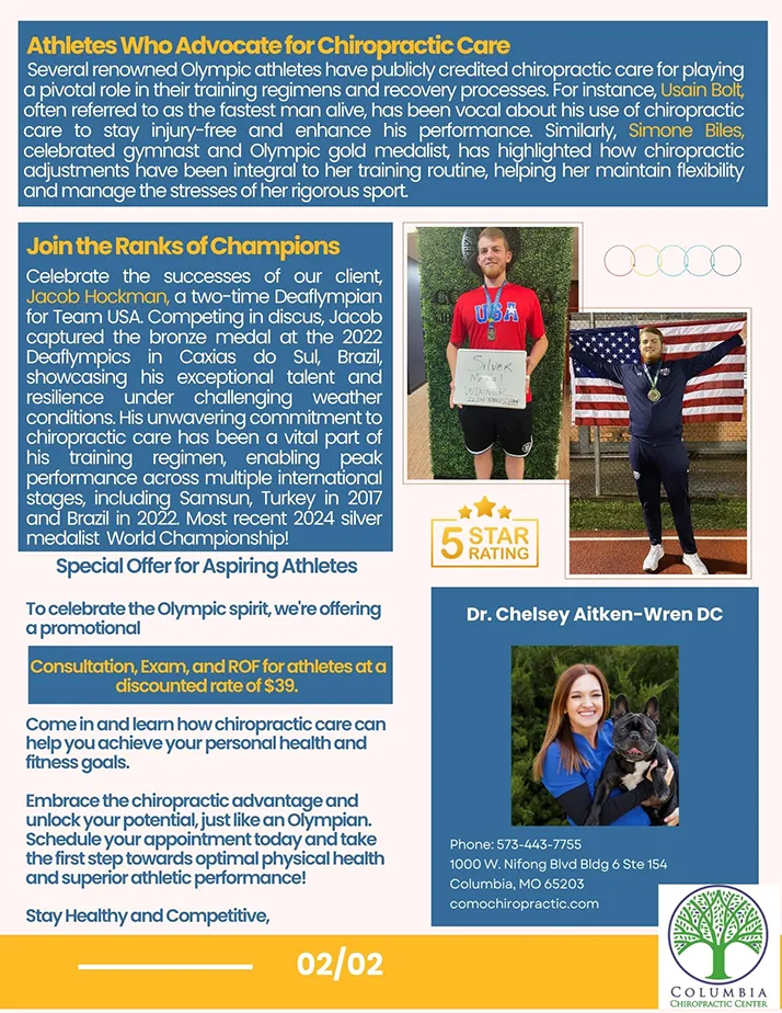 Chiropractic Columbia MO August 2024 Newsletter